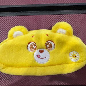 Care Bears Yellow Sunshine Bear Plush Case NWT